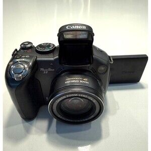 PowerShot Canon S3 IS 6.0MP Digital Camera For Parts Or Repair PLEASE READ AS IS